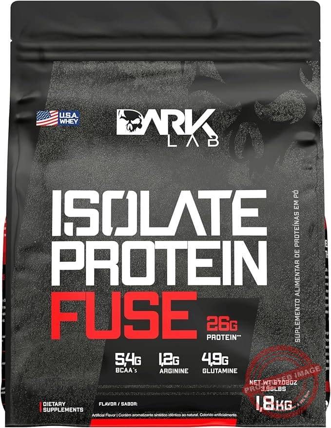 Isolate-Protein-Fuse-Dark-Lab-1.8Kg-Cookies-Suporte-Muscular.jpg Isolate Protein Fuse Dark Lab, 1.8Kg, Cookies, Suporte Muscular - Imagem 1
