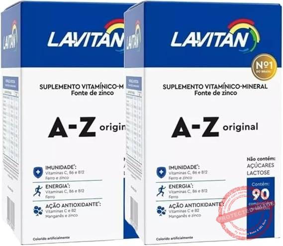 KIT-Multivitaminico-Lavitan-AZ-Original-Com-90-Comprimidos-2.jpg KIT Multivitamínico Lavitan AZ Original Com 90 Comprimidos (2) - Imagem 1