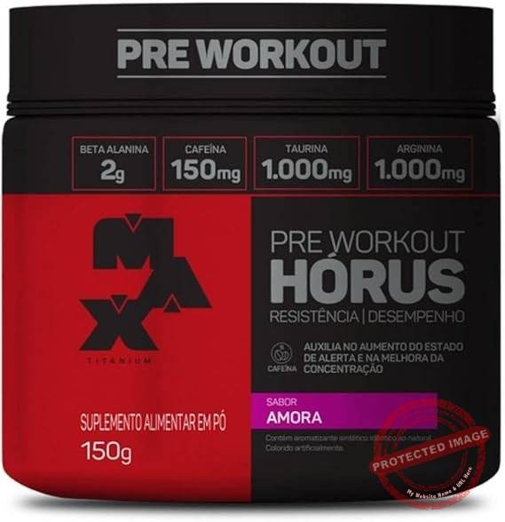 Max-Titanium-Horus-Pre-Workout-150G-Amora-.jpg Max Titanium Hórus Pre Workout - 150G Amora - - Imagem 1