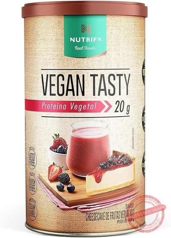 Nutrify-Vegan-Tasty-Proteina-Vegetal-com-20g-de-Proteina-por-Dose-Suplemento-Alimentar-a-Base-de-Plantas-Sem-Lactose-Sem-Gluten-Vegano-Sabor-Cheesecake-de-Frutas-Vermelhas-420g.jpg Nutrify Vegan Tasty Proteína Vegetal com 20g de Proteína por Dose - Suplemento Alimentar à Base de Plantas - Sem Lactose, Sem Glúten, Vegano - Sabor Cheesecake de Frutas Vermelhas - 420g - Imagem 1