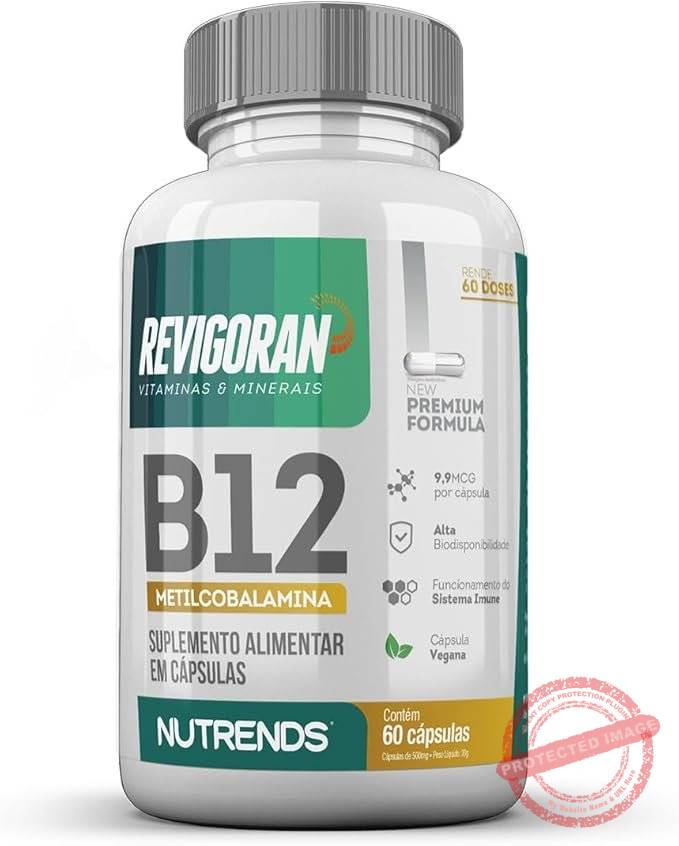 Revigoran-Vitamina-B12-Metilcobalamina-99mcg-60-capsulas-Nutrends.jpg Revigoran Vitamina B12 Metilcobalamina 9,9mcg 60 cápsulas, Nutrends - Imagem 1