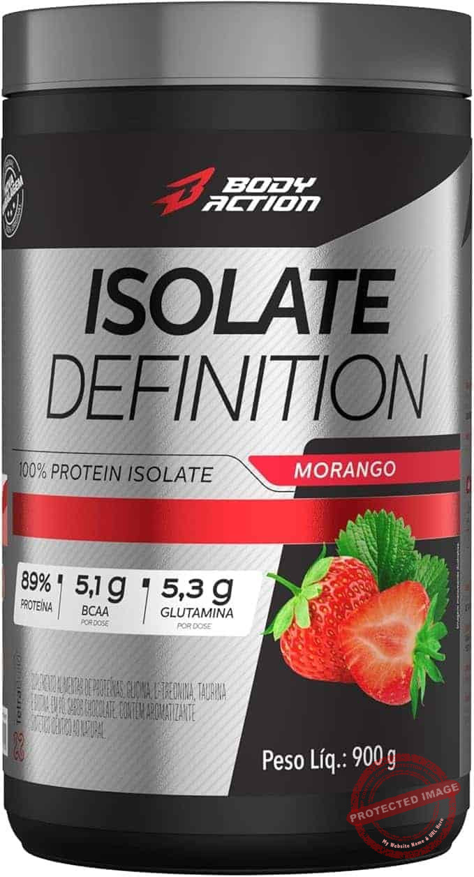 Whey-Protein-Isolado-Isolate-Definition-900g-Sabor-Morango-Bodyaction-1.jpg Whey Protein Isolado Isolate Definition 900g Sabor Morango Bodyaction - Imagem 1
